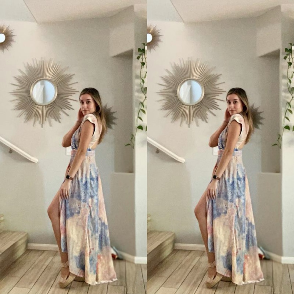 Free People Desert Flower Velvet Maxi Dress - Picture 4 of 7